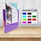 BAZIC 1.5" 3-Ring View Binder w/ 2-Pockets (11 Color Available)